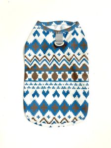 Ärmlös skjorta Norge med selelopp | Blå | Storlekar: S-XXL