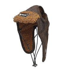 Hundpilotmössa | Dog Aviator Keps | Kaffe | Storlekar: L-XL