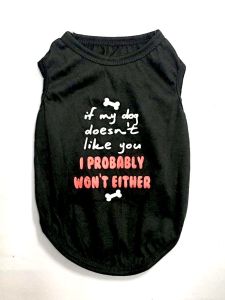 Ärmlös tröja | My Dog Black | Storlekar: S-L