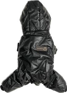 Overall Shine Black | Varm plyschoverall | Storlek: M