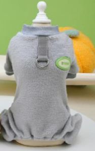 Jumpsuit B1008 Grå | Plysch outfit | På pengaloppet| Storlekar: XS-M, XL