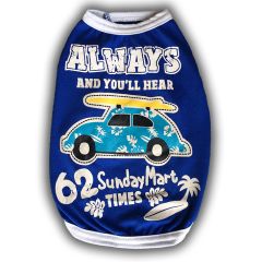 Hund Kläder | Hundens T-shirt Sun And Sea Blue