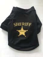 T-shirt Sheriff Black | Korta ärmar | Storlek: M