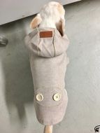 Rib Hoodie | Beige | Storlekar: S-M, XL