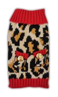 HundSlipover Red Leopard | Längre Rygg | Storlekar: XS-S