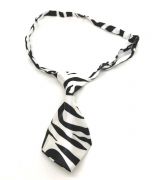 Hund och katt Slips Zebra | Halsomkrets 22-43 cm | Slipslängd ca 10 cm