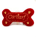 Hundleksaker | Plyschleksak för hund | Cartiarf Bone Red | Luxury Toys