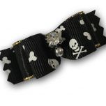 Hundrosett Serious Skull Hundsmyck | Hundaccessoarer till Små Hundar