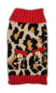 HundSlipover Red Leopard | Längre Rygg | Storlekar: XS-S