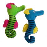Hundens Leksaker | Sjöhäst | Leksaker Med Ljud | Squeaky Toy | Två Färger Grön och Blå