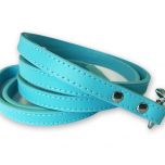 Hundkoppel Total Blue Leather | Läderkoppel Hund 