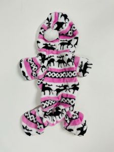 Koiran Haalari Pinkki Lumiporo | Pehmo-oloasu koiralle, hupullinen koiran haalari