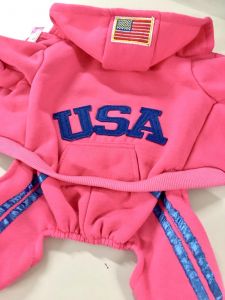 Hundjumpsuit Pink Fitness Sport-Gym | Storlekar: S och L