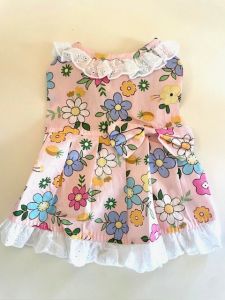 Festklänning Blommor | Storlek: S