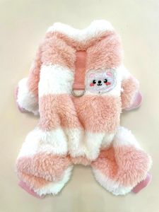 Jumpsuit Strawberry Cream | Plysch outfit | Springa i koppel | Storlek: XXL