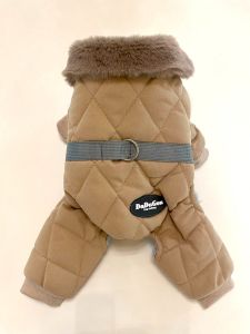 Quiltad Thermo overall Caramel Fudge | Storlekar: S-M