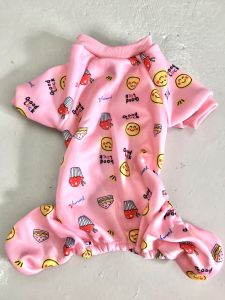 Pyjamas Happy Pink | Varm och mjuk Overall jumpsuit | Storlek: M