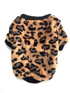Supermjuk skjorta | Leopard mörk | Bredare kropp | Storlekar: L-XL
