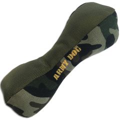 Hundleksak | Mjukleksak | Army Dog Camo Baton | Leksak Med Ljud