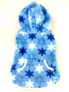 Hoodie Fleece Ice Blue | Storlekar: M och XXL