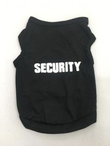 Ärmlös skjorta Security Black | Storlekar: S-L