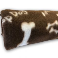 Hundfilt | Fleecefilt My Bones Brown