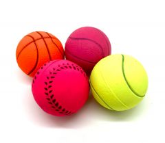 Hundleksaksboll 80g | Diameter ca 6 cm