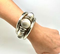 Spektakulärt armband för kvinnor | White Stone