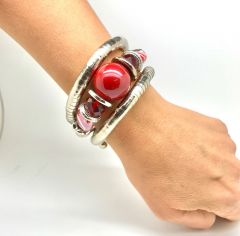 Spektakulärt armband för kvinnor | Red Stone