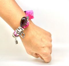 Spektakulärt armband för kvinnor | Pink Heart