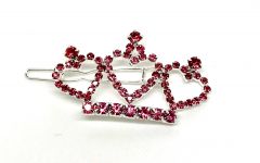 Pink Diamond Queen | Hårprydnad Klämfästning