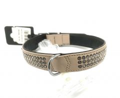 Hundhalsband Bling Bling Sand | Storlek: 37cm - 44cm, bredd 2,5cm