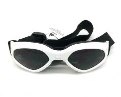 Goggles för hunden White Print | Storlek: M