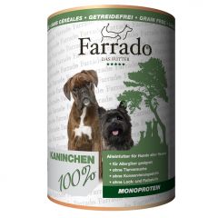 Hundmat Farrado Kanin, 100% Kanin, Våtfoder, DiivaDog