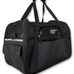 Bärväska Basic Black Puppy Bag | DiivaDog.se