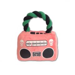 Hund Mjukleksak Pink Pirate Radio | Leksak for Hunden | Lätt att ta med