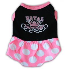 Små Hund Kläder, Hundklänning Royal Attitude, söt Tank-Top-Kjol för Hund