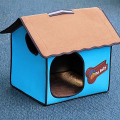 Hundbädd | Hundkoja Villa Dog Blue Classic | Kattkoja