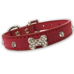 Hund Halsband | Diamond Bone Rosa