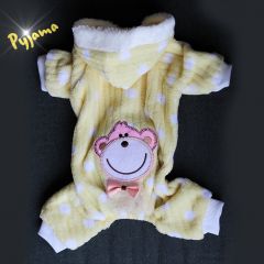 Hund Kläder, Pyjamas | Gul Smiling Teddy Bear