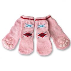 Hundstrumpor Schoolgirl Pink | Hundsockor, Halkfria Hund Strumpor