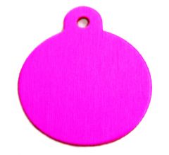 Namnbricka Hunden | Namnbricka Katt, Classic Circle Pink