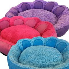 Hundbädd Round Paw Puppy Bed, tre färger att välja