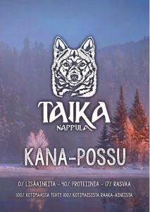 Taika Kyckling-Gris 3 kg | 100% finska | 100% finska råvaror