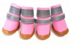 Säkerhetstofflor Pink 2 Reflector | 4 st | Även för blött väder | Storlekar: S-L, XXL